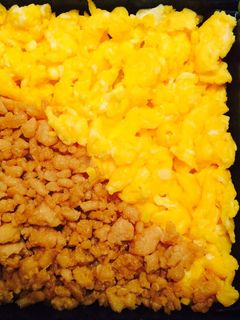 鶏そぼろ弁当-レシピのメイン写真