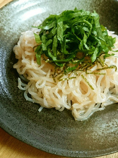 【糖質オフ】しらたきタラコパスタ-レシピのメイン写真
