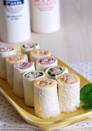 【お子様】ツナマヨロール☆サンドイッチ-レシピのメイン写真