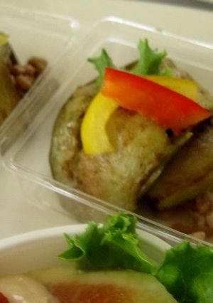 前菜に☆ナスの肉味噌巻き-レシピのメイン写真