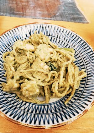 栄養価高し！ロー ジェノベーゼスパゲティ-レシピのメイン写真