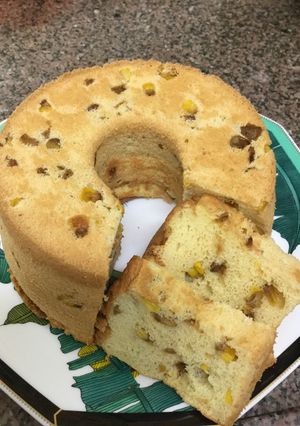 焼きとうもろこしのシフォンケーキ-レシピのメイン写真