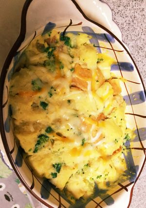 離乳食完了期 コーンスープパングラタン？-レシピのメイン写真