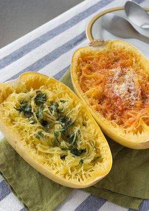レンジで超簡単!そうめんかぼちゃのパスタ-レシピのメイン写真