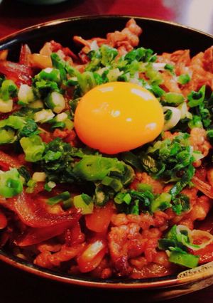 ネギ玉牛丼-レシピのメイン写真