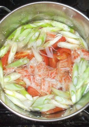 トマト中華スープ♪簡単-レシピのメイン写真
