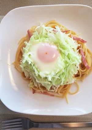 巣ごもり玉子のペペロンチーノ-レシピのメイン写真