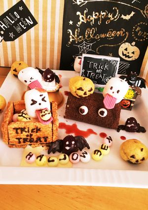 ハロウィンおばけのおかしなパーティー-レシピのメイン写真