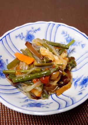 お店の味再現！山菜となめこ栄養満点小鉢⁂-レシピのメイン写真