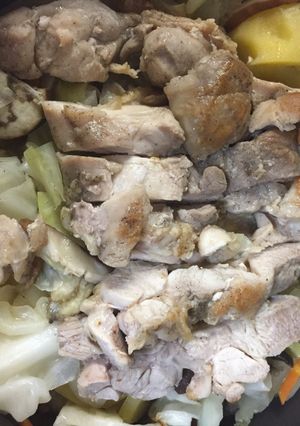 鳥と野菜の蒸し煮-レシピのメイン写真