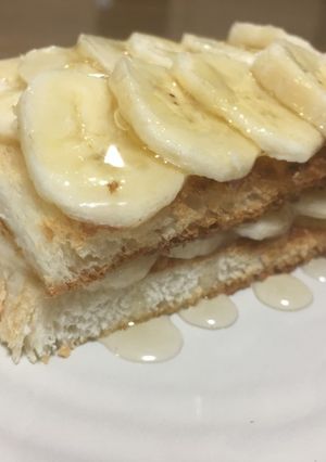 サクッと簡単バナナミルフィーユ風食パン-レシピのメイン写真