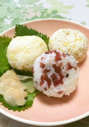 3種類のおにぎり♡-レシピのメイン写真