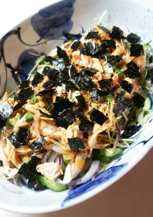 我が家のお野菜タップリ棒々鶏~-レシピのメイン写真