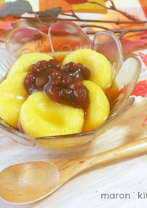 かぼちゃとお豆腐の♡冷やしみたらしだんご-レシピのメイン写真