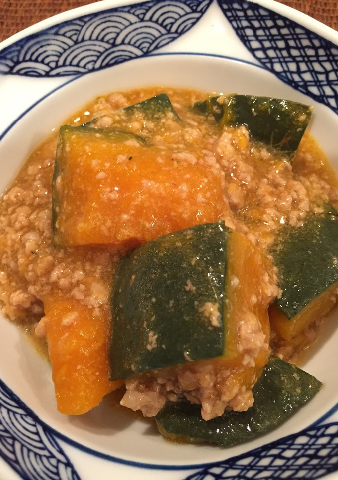 かぼちゃのそぼろ煮-レシピのメイン写真