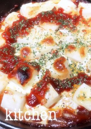 【簡単】スキレットで餅チーズ居酒屋風♡-レシピのメイン写真