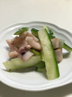 きゅうりとイカの酢の物-レシピのメイン写真