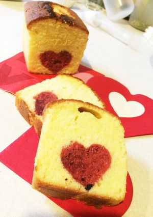 ♡ハートのパウンドケーキ♡-レシピのメイン写真