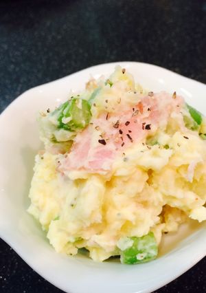 デパ地下風☆アスパラ&ベーコンのポテサラ-レシピのメイン写真