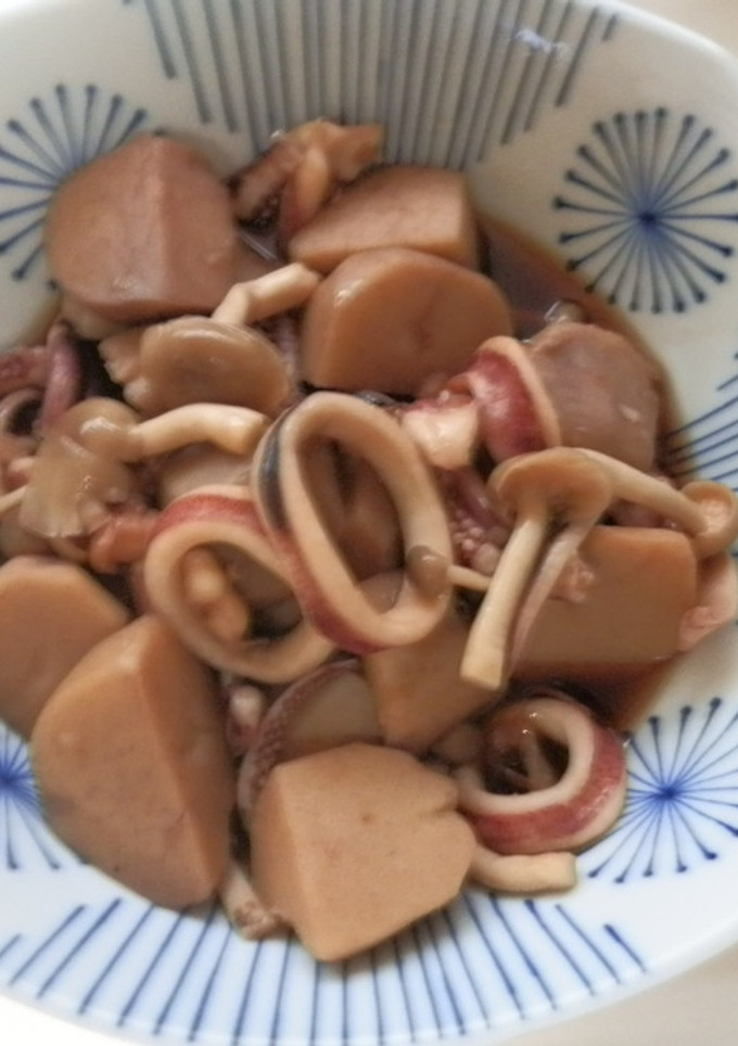 里芋とイカときのこの煮物-レシピのメイン写真