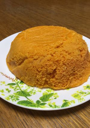 ホケミと野菜ジュースフワモチ蒸しケーキ-レシピのメイン写真