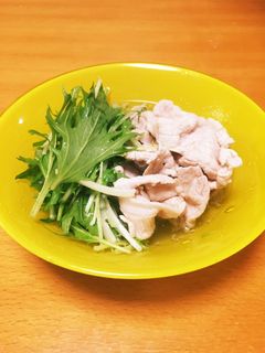❁5分でできる♡豚と水菜のサッと煮❁-レシピのメイン写真