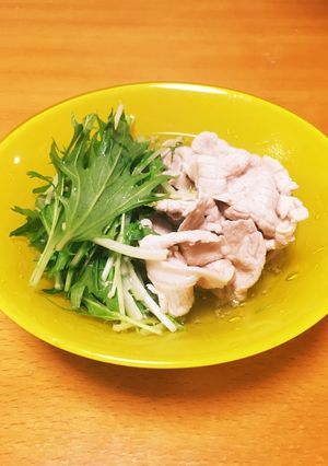 ❁５分でできる♡豚と水菜のサッと煮❁-レシピのメイン写真
