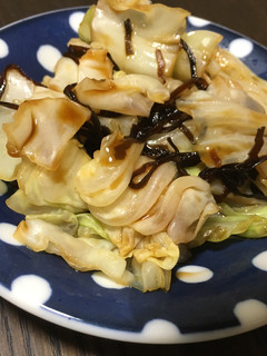 レンジで簡単☆キャベツと塩昆布の一品-レシピのメイン写真