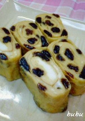 レーズン入り卵焼き-レシピのメイン写真