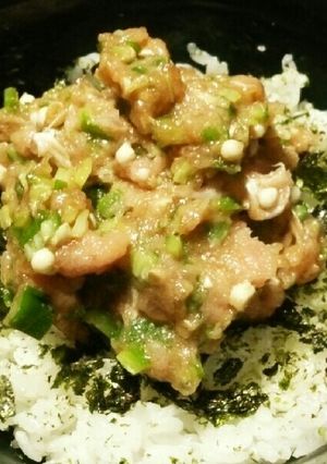 オクラ★ネギトロ丼-レシピのメイン写真