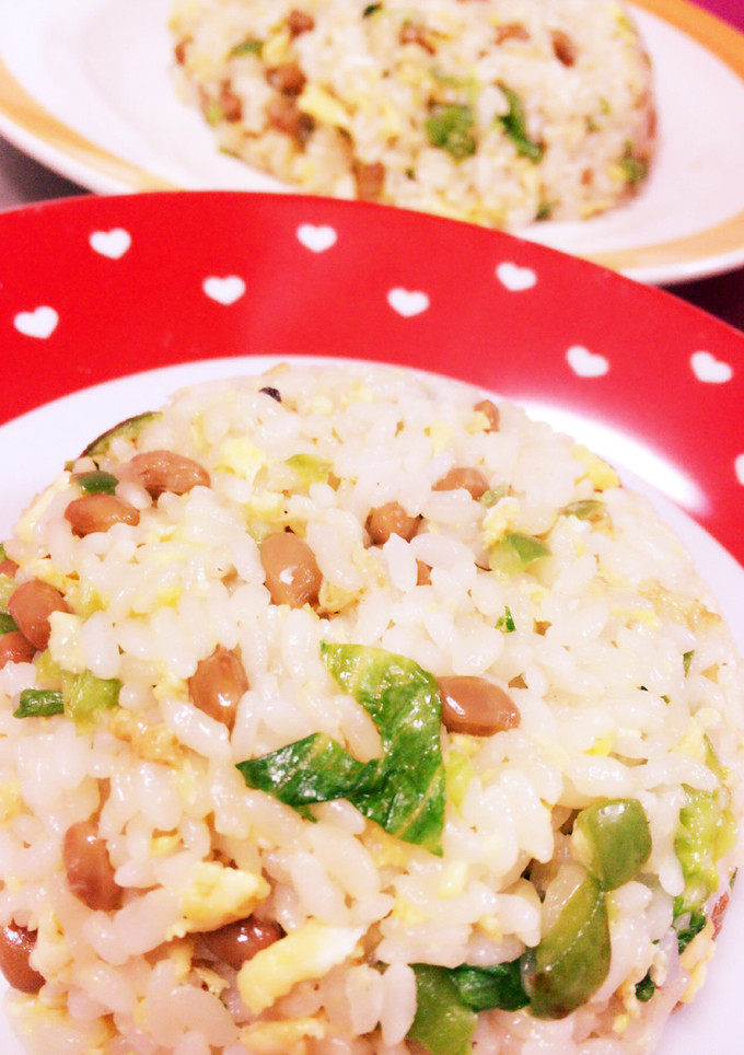 簡単！！納豆炒飯-レシピのメイン写真