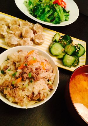 土鍋で簡単炊き込みご飯☆牛しぐれ飯-レシピのメイン写真