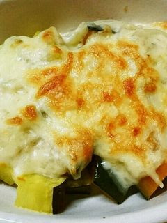 今が旬!サツマイモとカボチャのグラタン-レシピのメイン写真