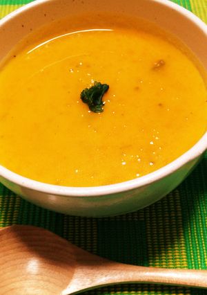 潰すだけで簡単☆食べるかぼちゃスープ♫-レシピのメイン写真