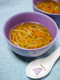 ダイエット!もやしの生姜中華スープ-レシピのメイン写真