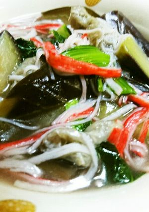 とろりあんかけ茄子と油揚げ小松菜の煮浸し-レシピのメイン写真