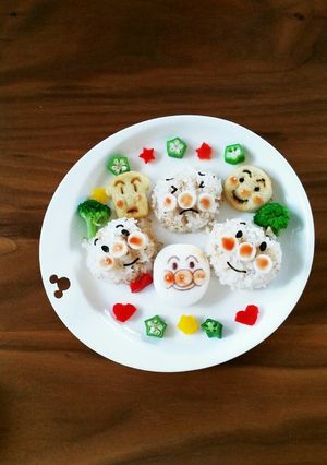 アンパンマンプレート-レシピのメイン写真