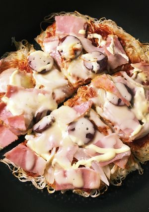 そうめんでお手軽ピザ☆-レシピのメイン写真