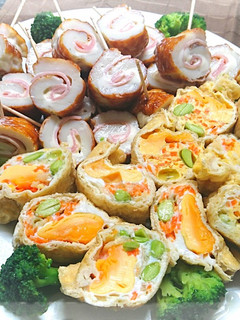 給料日前節約簡単☆野菜&卵のきんちゃく♪-レシピのメイン写真