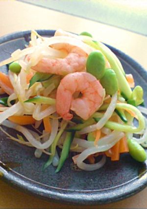 レンジで簡単♪もやしの中華風サラダ-レシピのメイン写真