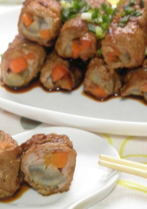 ごぼうとにんじんの豚肉巻き-レシピのメイン写真