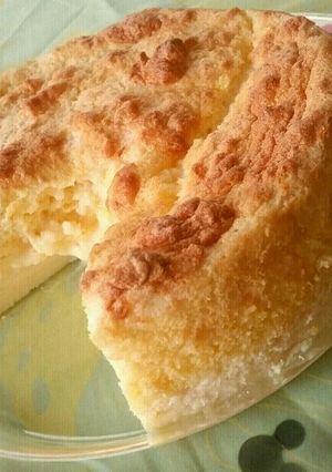 ホケミで簡単❗ふわっとろ～マジックケーキ-レシピのメイン写真
