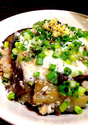 甘辛☆とろろがけ茄子の煮浸し丼-レシピのメイン写真