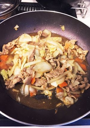 はちみつ生姜の豚野菜炒め-レシピのメイン写真