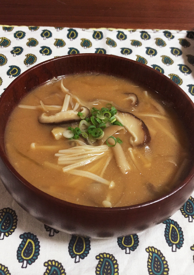 きのこ好きのための♡幸せ味噌汁！-レシピのメイン写真