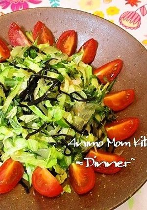 日焼けした後にも★野菜と昆布の美肌サラダ-レシピのメイン写真