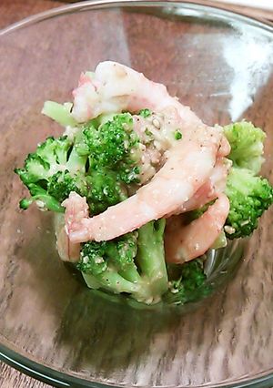 エビとブロッコリーの和え物かぼすのかほり-レシピのメイン写真