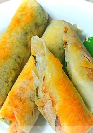 つくレポ☆鯖水煮缶(サバ缶)の和風春巻♪-レシピのメイン写真