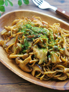 きのこたっぷり♫マヨチーズ焼そば-レシピのメイン写真
