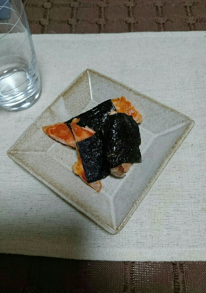 超！簡単！鮭海苔巻き焼き-レシピのメイン写真